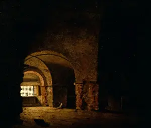 Joseph Wright Of Derby Drucke: The Prisoner Signed, lower right: I. W. [or J. W. ], Joseph Wright of Derby