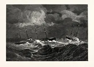 Gerahmter Druck : Die Rettung, von J.O.Davidson Gerahmter Druck : Die Rettung, von J.O.Davidson
