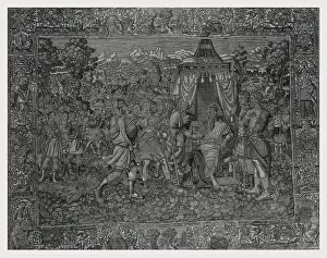 Romulus bringt Amulius Haupt Numitor.
