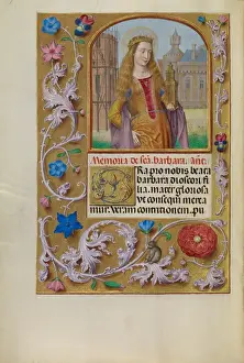 Saint Barbara Art Drucke: Saint Barbara with a Tower