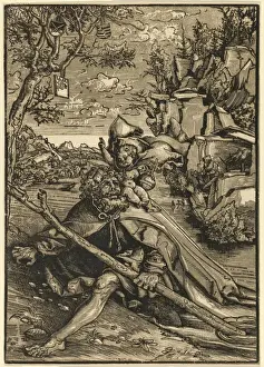 Lucas Cranach Elder Paintings Drucke: Saint Christopher, Lucas Cranach, Elder, German, Kronach 1472-1553 Weimar, 1506