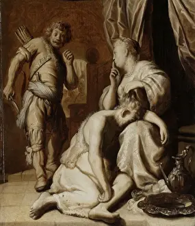Samson And Delilah Painting Drucke: Samson and Delilah, attributed to Jan Lievens, c. 1626 - c. 1630