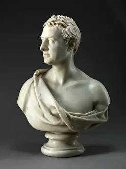 British Sculpture Drucke: Sculpture, Viscount Castlereagh Signed and dated by chisel on supporting column
