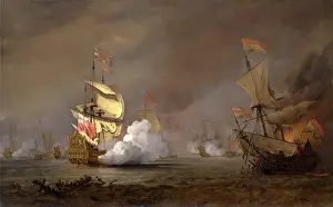 Seegefecht der englisch-niederländischen Kriege Das Seegefecht von Lowestoft und Wilhelm van de Velde