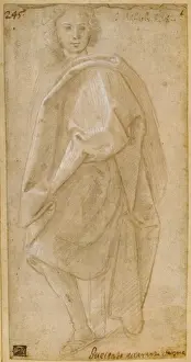 Florence Italy Art Scene Drucke: Seated Young Man