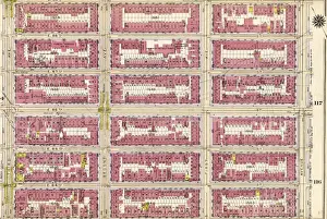 Old American Geography Maps Drucke: Part of Section 5: Plate 115