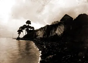 United States Coastal Scenes Drucke: Shell mound Barkers Bluff, Indian River, Jackson, William Henry, 1843-1942