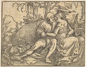 Sixteenth Century Prints Drucke: Sixth Commandment Ten Commandments Woodcut Sheet
