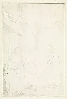 Bilder Datiert 9. August 2016: Sokrates und Xanthippes, Jan Tersteeg 1765