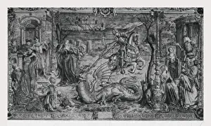 Saint George Iconography Drucke: St George dragon