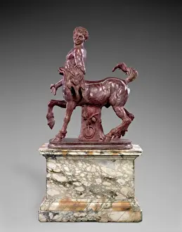 Centaur Statue Drucke: Statue of a Centaur with its Base