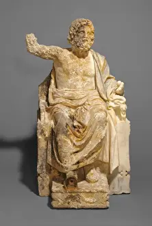 Classical Greek Statues Drucke: Statue of Zeus Enthroned