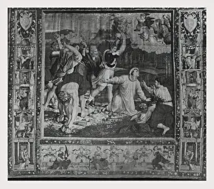 Bible Illustrations Online Drucke: Stoning St Stephen