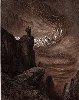 Der Sturm der Hölle von Gustave Doré