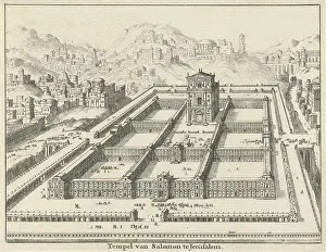 Temple Of Solomon Drucke: Temple of Solomon, Jerusalem (version A), Jan Luyken, Willem Goeree, 1682