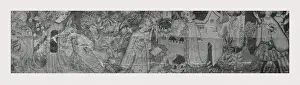 Paradise Lost Illustrations Drucke: Temptation Fall; Expulsion