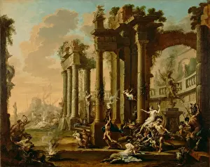 18th Century Italian Art Drucke: The Triumph of Venus