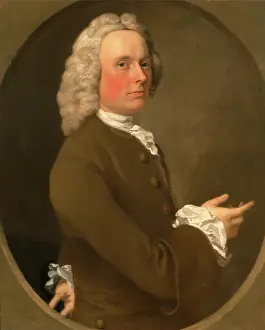 Antique Portraits For Sale Drucke: An Unknown Man Signed, lower left: Geo Beare; dated, lower right: Pinx; t