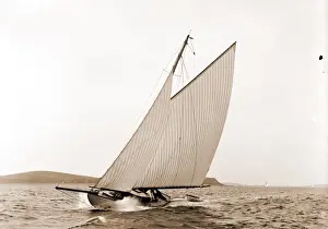 Classic Sailing Vessels Drucke: Valkyrie nearing outer mark, Peabody, Henry G, (Henry Greenwood), 1855-1951, Valkyrie II