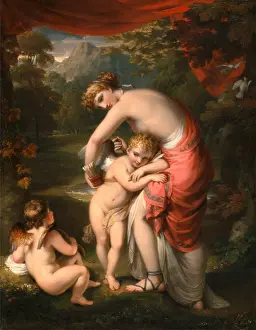 Venus und Cupido Unterschrieben und datiert in schwarzer Farbe, unten rechts: Howard RA | 1809