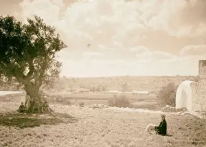 Jerusalem Landscape Photography Drucke: View Jerusalem 1925 Israel