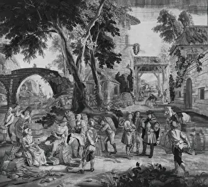 Antique Image Drucke: Vintage scene