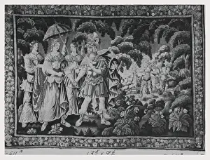 Vintage Wedding Illustrations Drucke: Wedding scene