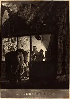 Joseph Wright Of Derby Paintings Drucke: William Pether after Joseph Wright of Derby, British (probably 1731-1821), The Farrier s