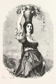Liszt Gourmet Archive Images Drucke: The winemaker of Capri by Rudolph Lehmann, 1819 - 1905, German. liszt gourmet archive