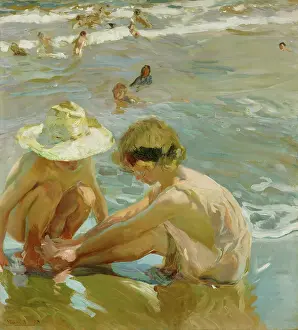 Joaquin Sorolla Y Bastida Drucke: The Wounded Foot