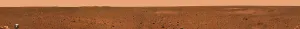 Martian Landscape Photography Drucke: 360-degree panoramic view of Mars
