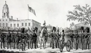 Monochrome Military Portraits Drucke: 38th Regiment Jefferson Guards