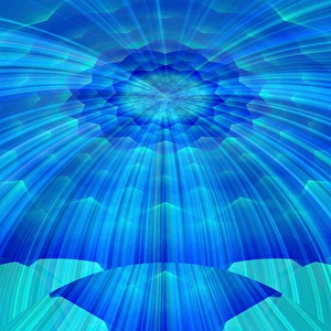 Abstract Blue Background Drucke: Abstract Blue Light Background
