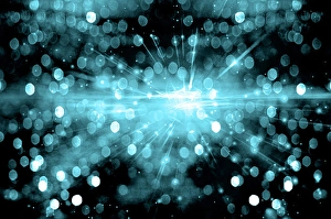 Abstract Light Background Drucke: Abstract light, bokeh effect