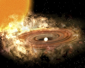 Astrophysics Images Drucke: The accretion disk around the binary star system WZ Sge