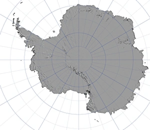 No People In Antarctica Drucke: Antarctica