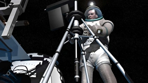 Space Exploration Illustrations Drucke: Artists concept of future space exploration