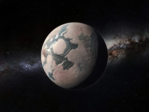 Planetary Science Images Drucke: Artist's impression of a dwarf planet