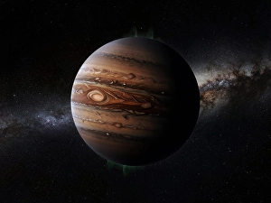 Planetary Science Pictures Drucke: Artist's impression of a mini-Jupiter