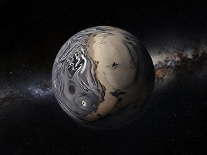 Astronomy Pictures Drucke: Artist's impression of a rogue planet