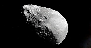 Black And White Space Images Drucke: Bennu asteroid