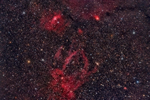 Cassiopeia Constellation Drucke: Bubble Nebula
