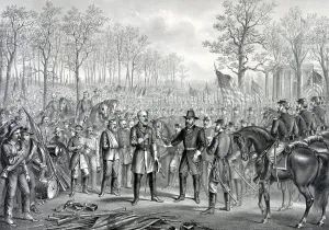 Confederate Army Defeat Drucke: Capitulation & surrender of Robert E
