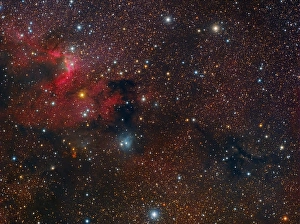 Emission Nebula Pictures Drucke: The Cave Nebula in Cepheus