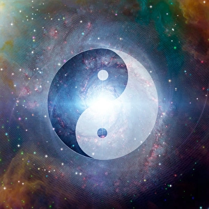 Yin Yang Symbol Drucke: Celestial Yin-Yang