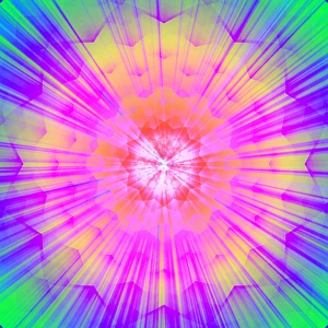 Colorful Background Image Drucke: Colorful abstract rays of light
