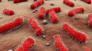 Gram Positive Bacteria Drucke: Conceptual image of the Bacillus bacteria