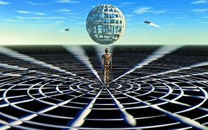 Artificial Intelligence Concept Art Drucke: The construction of a dyson sphere