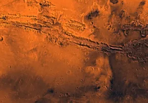 Martian Landscape Photography Drucke: Coprates region of Mars
