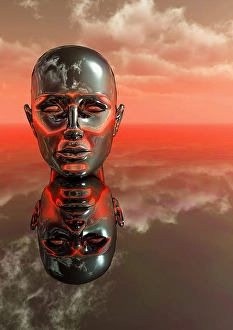 Colorful Digital Artwork Drucke: Creating artificial self-aware life